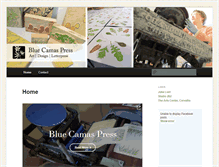 Tablet Screenshot of bluecamaspress.com